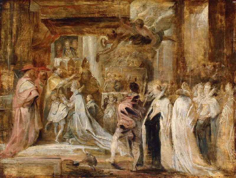 Peter Paul Rubens Coronation of Marie de Medicis.